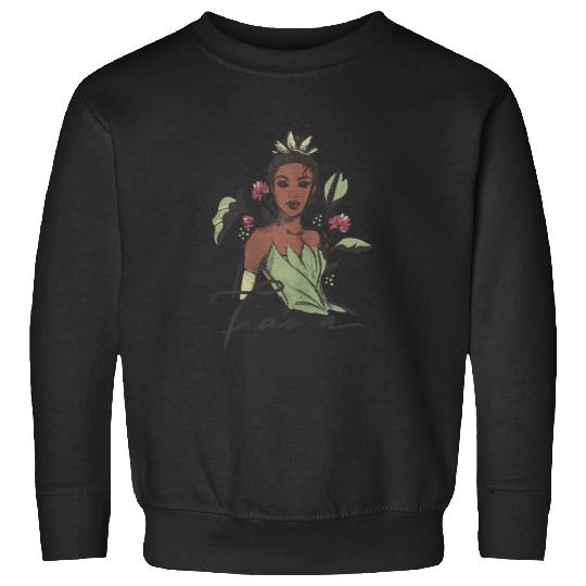 Disneyss The Princess And The Frog Princess Tiana Retro Sketch Sweatshirts