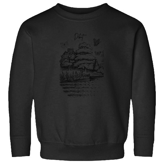 Discover Taylorss Debut Album Eras Tour Black And White Sweatshirts