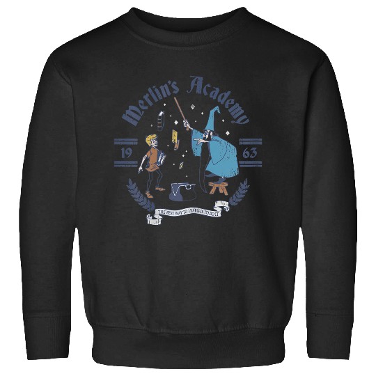 Disneyss The Sword In The Stone Merlin Academy Vintages Sweatshirts