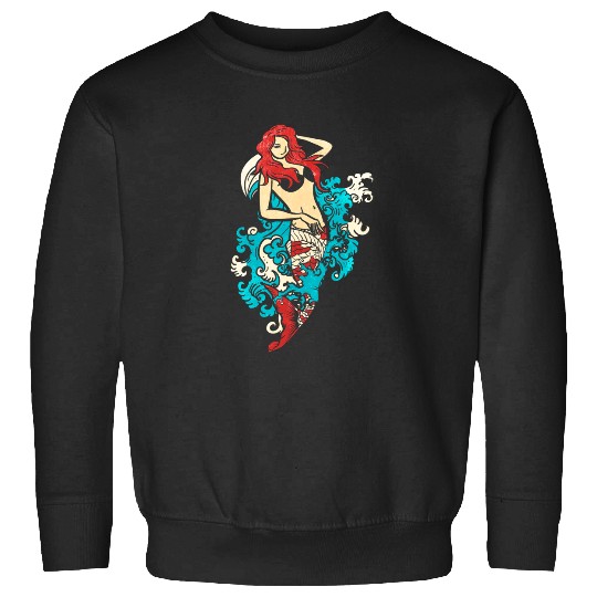 Koi fish mermaid  : Disney princess tattoo Shirt,  Princess tattoo vintage t shirt, Disney princess tattoo Gift Fan S-5XL Sweatshirts