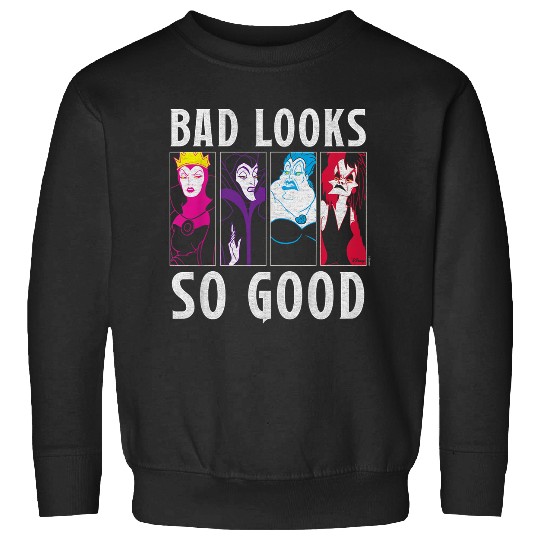 Disneyss Villains Ursula Maleficent Cruella Evil Queen Bad Sweatshirts
