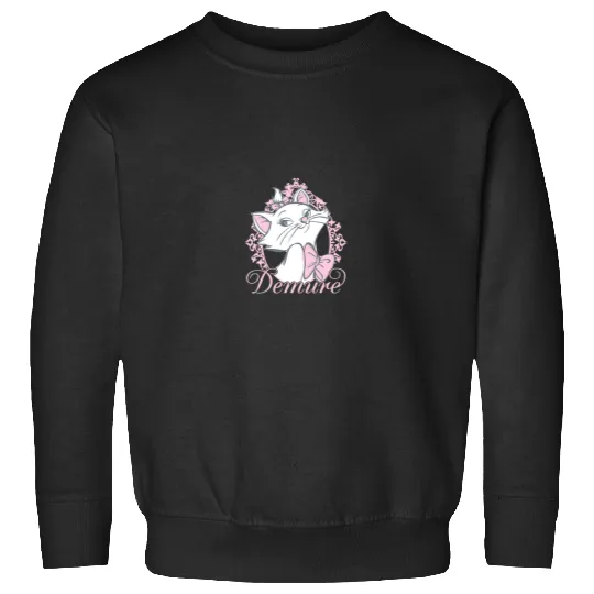 Disneyss The Aristocats Cute Marie Demure Sketch Chest Frame Sweatshirts