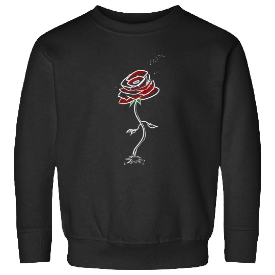 Red rose  1: Disney princess tattoo Shirt,  Princess tattoo vintage t shirt, Disney princess tattoo Gift Fan S-5XL Sweatshirts