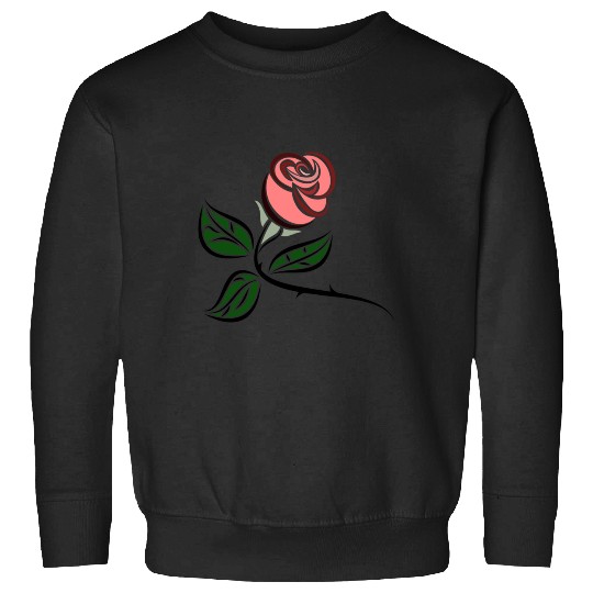 Stylized Rose Flower  : Disney princess tattoo Shirt,  Princess tattoo vintage t shirt, Disney princess tattoo Gift Fan S-5XL Sweatshirts
