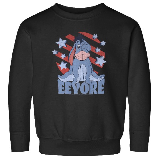 Disney Winnie the Pooh Americana Eeyore Stars Stripes Premium Sweatshirts