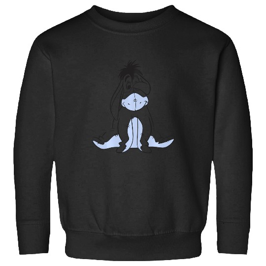 Disney Winnie The Pooh Eeyore Simple Sketch Portrait Sweatshirts