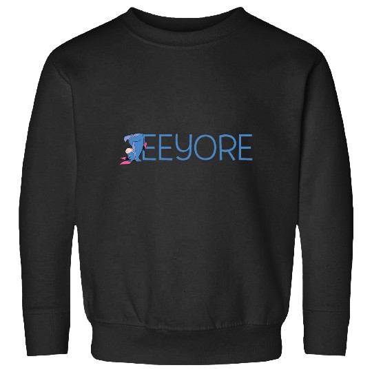 Disney Winnie the Pooh Eeyore Lettering Sweatshirts