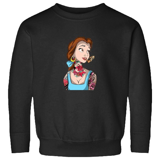 Bella Princess  : Disney princess tattoo Shirt,  Princess tattoo vintage t shirt, Disney princess tattoo Gift Fan S-5XL Sweatshirts