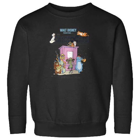Disney The Aristocats Cats Playing Piano Raglan Baseball Tee Sweatshirts