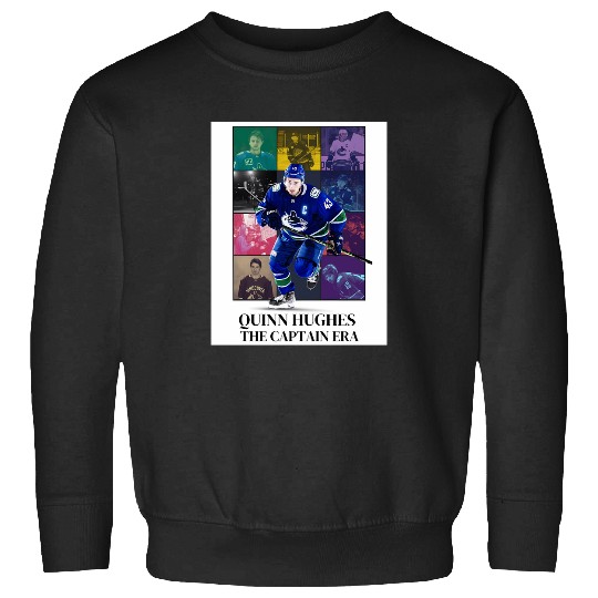 Discover Quinn Hughes Eras Tour Vancouver Canucks Bigger Print Sweatshirts