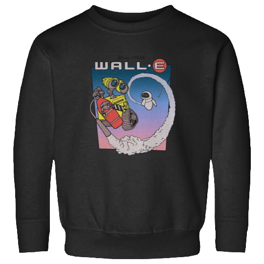 Disney Pixar Wall-E Fly Eve Retro Distressed Sweatshirts