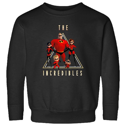 Disney Pixar Incredibles Classic Family Shot Graphic Sweatshirts