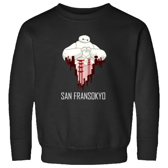 Disney Big Hero 6 Baymax San Fransokyo Love Sweatshirts