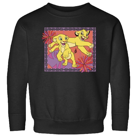 Disney The Lion King 30th Anniversary Simba & Nala Cubs Long Sleeve Sweatshirts