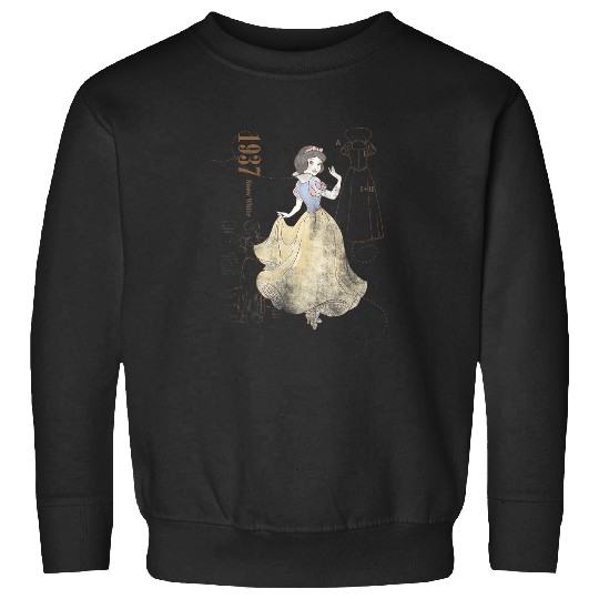 Disneyss Snow White Fashion Sketch Sweatshirts