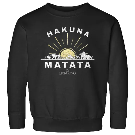 Disney The Lion King Hakuna Matata Sunrise Horizon Sweatshirts