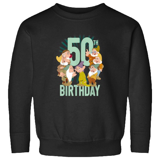 Disneyss Snow White Dwarfs Group shots 50th Birthday Sweatshirts