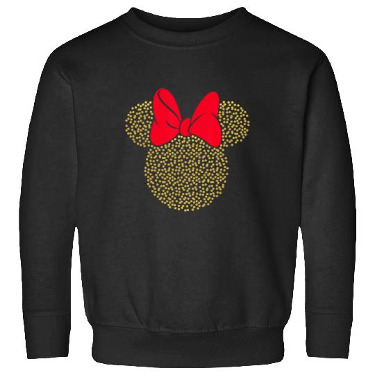 Disney Minnie Mouse Dotted Gold Icon Sweatshirts