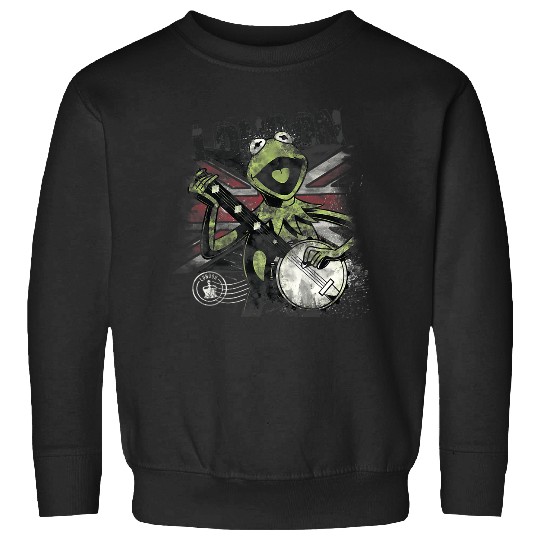 Disney The Muppets London Frog Vintage Rock Kermit Poster Sweatshirts