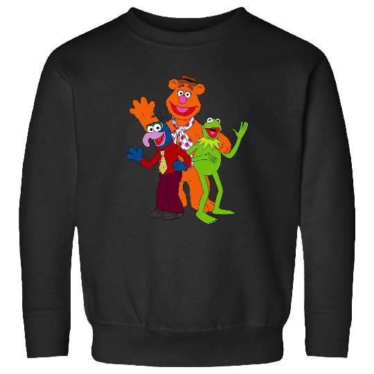 Disney Muppets Trio Kermit, Gonzo, & Fozzie Bear Sweatshirts