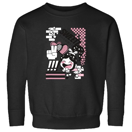 Disney WreckIt Ralph Von Sweetz Vanellope Kawaii Logo Sweatshirts