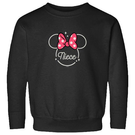 Disney Minnie Mouse Niece Head Icon Magic Family Sweatshirts