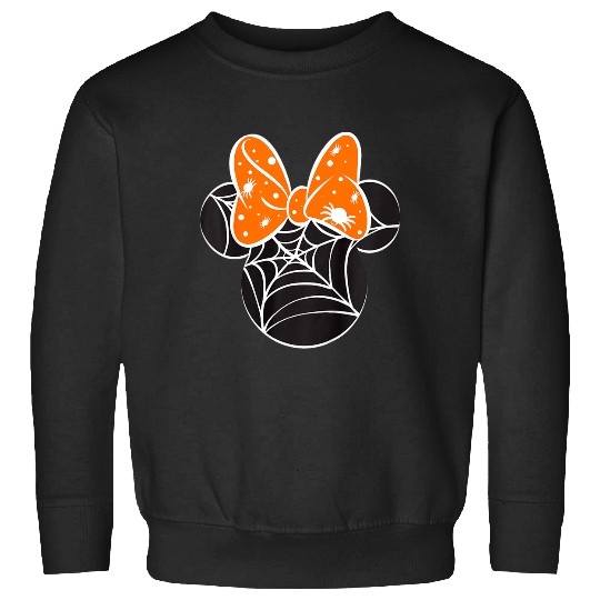 Kids Disney Mickey And Friends Halloween Minnie Spiderweb Toddler Sweatshirts