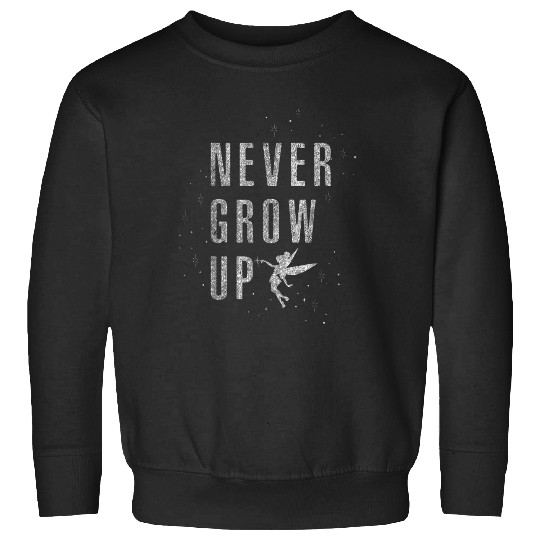 Disneyss Peter Pan Tinker Bell Never Grow Up Sparkle Sweatshirts