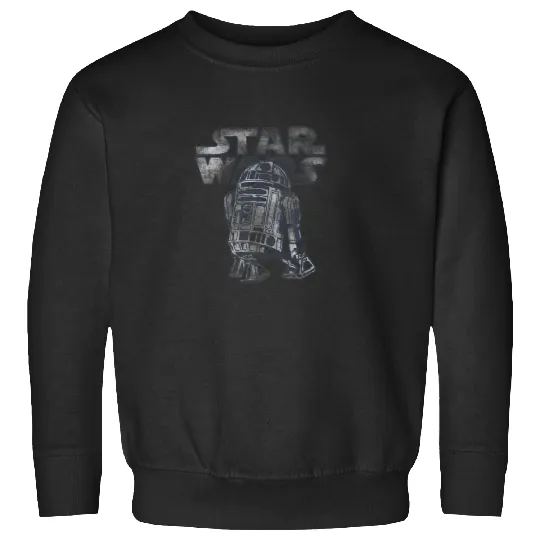 Star Wars R2D2 Vintage Distressed C2 Disney Sweatshirts
