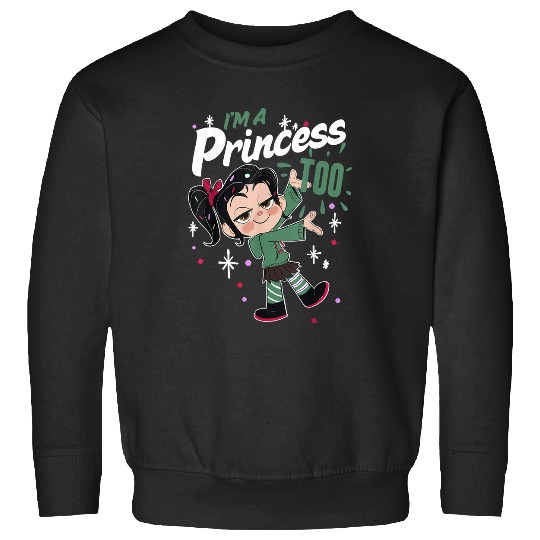 Disneyss Wreck It Ralph 2 Princess Logo Graphic Sweatshirts