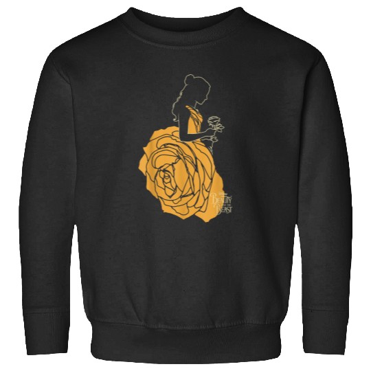 Disneyss Beauty The Beast Belle A Rose Dress Graphic Sweatshirts