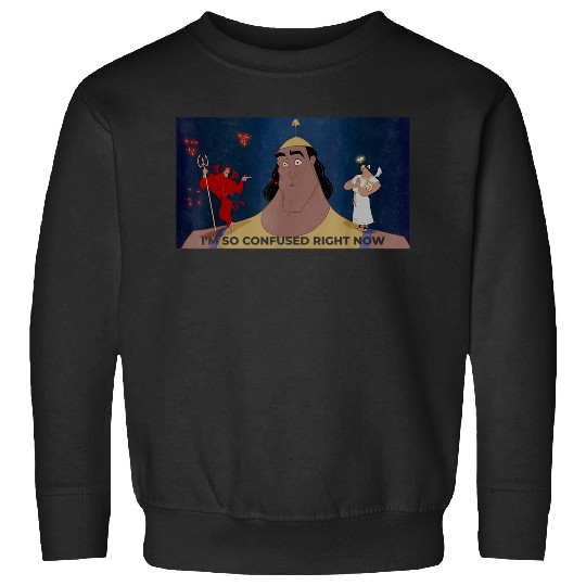 Disneyss Emperors New Groove Krock Confused Graphic Sweatshirts
