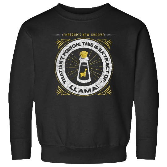 Disneyss Emperors New Groove Extract Of Llama Logo Sweatshirts