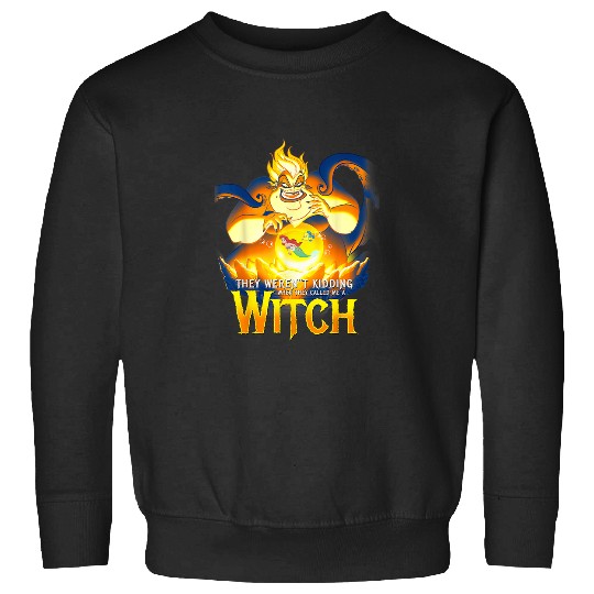 Disney Little Mermaid Ursula Evil Witch Portrait Sweatshirts