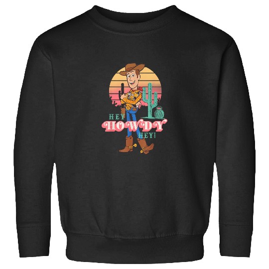 Disney Pixar Toy Story 4 Woody Hey Howdy Hey Ret Sweatshirts