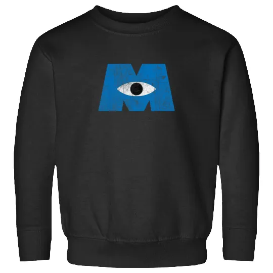 Disney Pixar Monsters Inc Distressed Cyclops Blu Sweatshirts