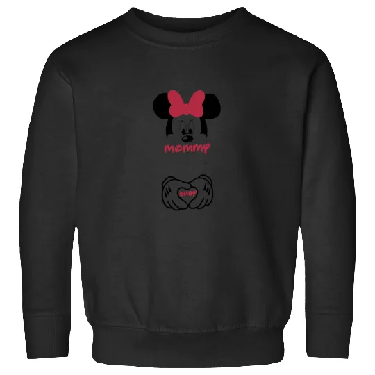 Minnie Mouse Mommy and Baby Maternity Shirt -Disney Pregnancy - Pregnancy Shirt - Bump Shirt - - Disney Shirt - Disneyland - Disney World 2 Sweatshirts