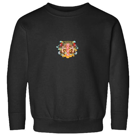 Disneyss Chip N Dale 2024 Lunar New Year Dragon Treasures Sweatshirts