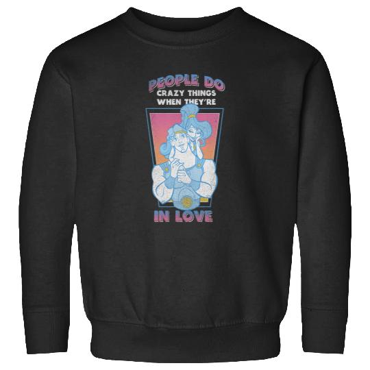 Disney Hercules Valentine's Day  Megara In Love Sweatshirts