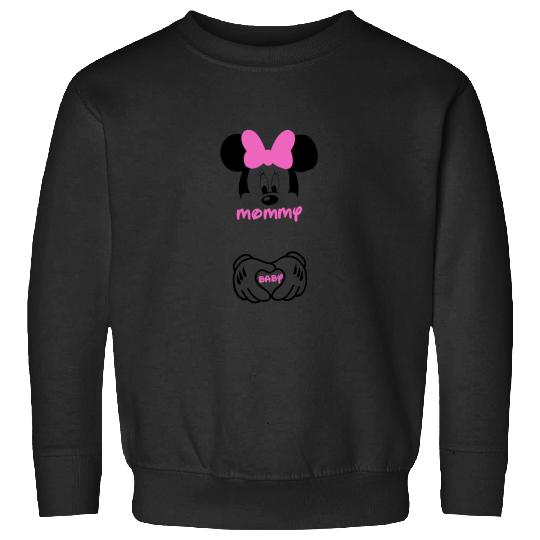 Minnie Mouse Mommy and Baby Maternity Shirt -Disney Pregnancy - Pregnancy Shirt - Bump Shirt - - Disney Shirt - Disneyland - Disney World 1 Sweatshirts