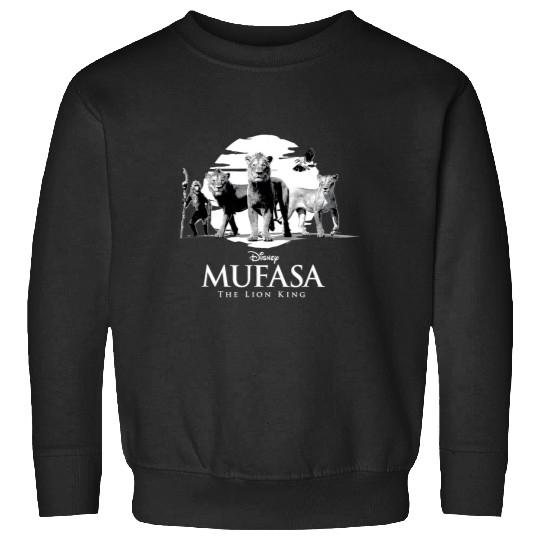 Disney Mufasa The Lion King Movie Black amp; White Characters Sweatshirts