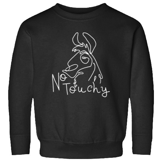 Disneyss Emperor New Groove Kuzco The Llama No Touchy Sweatshirts