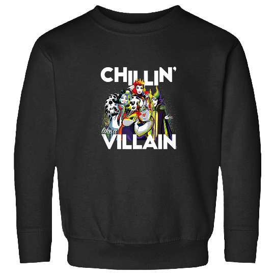 Disneys Villains Cruella Evil Queen Ursula Maleficent Sweatshirts