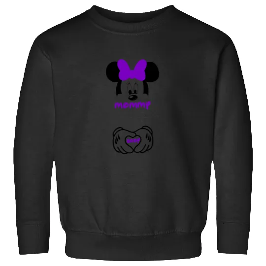 Minnie Mouse Mommy and Baby Maternity  -Disney Pregnancy - Pregnancy  - Bump  - - Disney  - Disneyland - Disney World 3 Sweatshirts