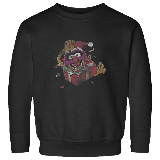 Disney The Muppets Christmas Vintage Animal Bad Present Sweatshirts