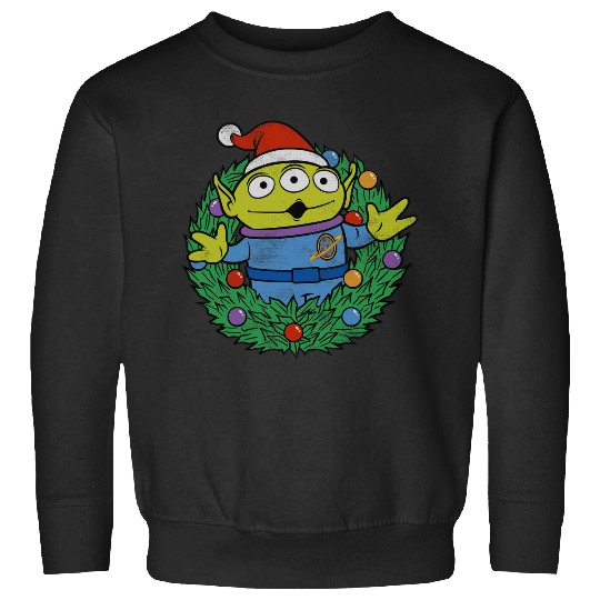 Disney Pixar-Pixar Toy Story Alien Christmas Wreath_1 Merry Christmas Sweatshirts