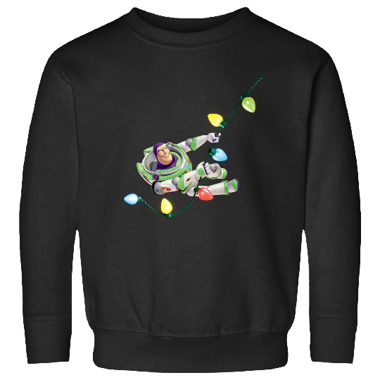 Disney Pixar-Pixar Toy Story Buzz Lightyear Christmas Lights Merry Christmas Sweatshirts