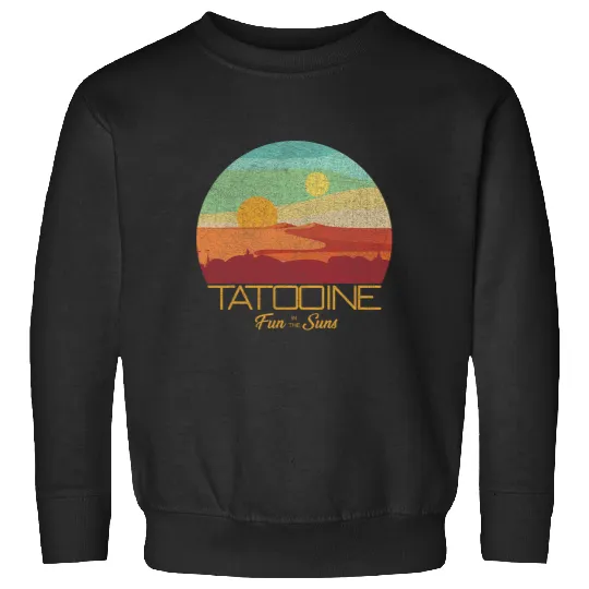 Star Wars Tatooine Postcard Fun in the Sun Vintage Disney Sweatshirts