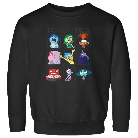 Disneyss Pixars Inside Out 2 Today I Feel Emotions Panels Sweatshirts