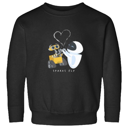 Disney Pixar Wall-E Eve Heart Sparks Fly Hoodie Sweatshirts